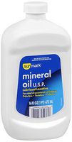 Sunmark Mineral Oil USP Lubricant Laxative - 16 oz, Pack of 2