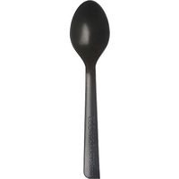 ECPEPS113 - 100% Recycled Content Cutlery, Spoon, 6quot;, Black
