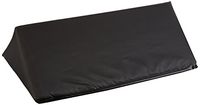 Sammons Preston 45° Therapy Wedge, Black Triangle Wedge Bolster with Foam Padding & Heavy Duty Vinyl Cover for Trunk Positioning, Padded Cushion for Physical Therapy, 24" Long x 10" Wide x 10" High
