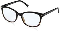 Kate Spade Women's Keadra Square Reading Glasses, BLK HAVAN, 1.5