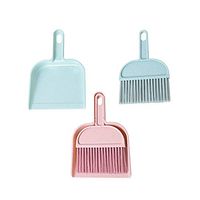 Portable Mini Desktop Hand Brooms Debris Pan for Keyboard Drawer Garbage Cleaning Tools Shipment,Small Floor Broom and Dustpan Set Trash Rubbish Debris Dust Pan Household Cleaning Brushes (2 pcs)