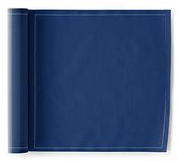 MY DRAP Cotton Cloth Reusable Dinner Napkin - 12.6 x 12.6 In (12 Per Roll, Classic/Navy Blue)