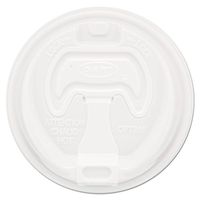 DCC 16RCL Optima Reclosable Lid, 12-24oz Foam Cups, White, 100/Bag, 10 Bags/Carton