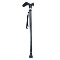 Trokoleg Walking Stick Multifunctional Folding Elderly Crutches Telescopic Height-Adjustable Walking Anti-Slip Walker,Black