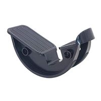 Foot Rocker - Calf Stretcher for Achilles Tendinitis - Improve Plantar Fasciitis, Calf Flexibility, Ankle Mobility Board Massage Fitness Pedal Stretcher Plantar (Black, 10.62X 5.11X 3.93inch)