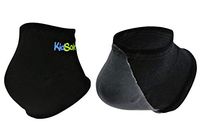 KidSole Gel Heel Strap for Kids with Heel Sensitivity from Severs Disease, Plantar Fasciitis. (Black)