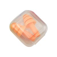 Detectorcatty Soft Silicone Ear Plugs Sound Insulation Ear Protection Earplugs Noise Reduction Sleeping Plugs with Storage Box