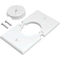 MIDLITE Single-Gang Splitport with Grommet (1GSWH-GR1)