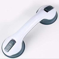 RENZE Balance Assist Shower Grab Bar, Bathroom Armrest Shower Handle Bar Offers Safe Grip with Strong Hold Suction Cup for Safety Grab in Bathroom,Tub, Shower (Deep Green)