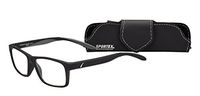 Sportex Reading Glasses Anti-Reflective Square Men's Readers, Gray, 2.00