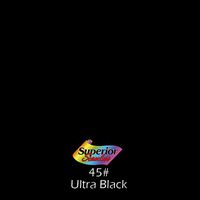 Superior Seamless Photography Background Paper, Photo Backdrop Paper 53" wide x 16' #45 Ultra Black (101345C)