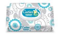 Cuties Baby Wipe Soft Pack Aloe/Vitamin E Unscented 72 Count, CR-16413/3 - Case of 864