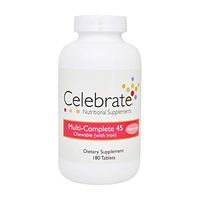 Celebrate Vitamins Multi-Complete 45 Chewable Tablets - Watermelon - 180 Count