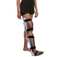 Knee Immobilizer Full Leg Brace Straight Knee Splint Comfort Rigid Support for Knee Pre-and Postoperative and Injury Or Surgery Recovery Fauay