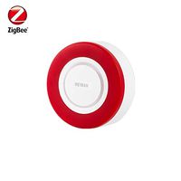 Zigbee Strobe Flash Siren with US Power Plug Compatible with smartThings, Zipato, athom Homey Device, Home Assistant