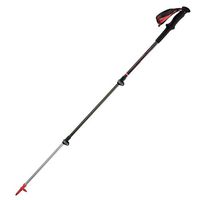 Crutches Ultralight Carbon Trekking Pole Lock Telescopic Cane Hiking Outdoor Climbing Equipment Easy to Carry (Color : Black, Size : 66cm)