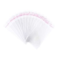 Pandahall 1000pcs 2.95x1.97inch OPP Cellophane Rectangle Resealable Transparent Clear Plastic Poly Bags Self Adhesive Seal Closure Bakery Candy Soap Cookie Jelly Chocolate Package 75x50mm