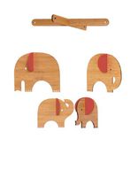 Petit Collage Deluxe Bamboo Mobile, Red Elephant