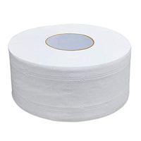 Silky & Smooth Soft Large Roll of Toilet Paper 4-Ply Degradable Roll Paper Household Bathroom Tissue for Hotels Restaurants Home TP White