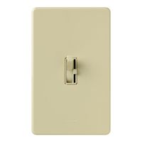 Lutron TG-600PNLH-IV Toggler 600W Preset Dimmer with Nightlight Ivory