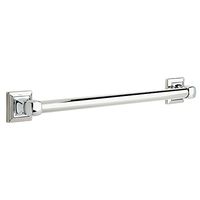 DELTA DSQ5924-PC Harvard Square 24" x 1 1/4" Decorative Bathroom Safety Grab Bar, Polished Chrome