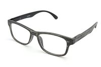ColorViper Vintage Classic reading glasses Unisex Crystal Clear Vision Spring Hinge (B1 Brush Black Demin Matte, 1.75)