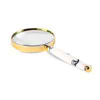YN Simple and Beautiful Handheld Lightweight HD High Magnification 10 Times Magnifying Glass for The Elderly/Low Vision/Amblyopia Children Reading Books to Explore Nature