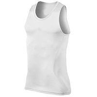Shop Flash Lower Lumbar Supporting High Endurance Compression Slim Women's Tank Top, White, X-Large