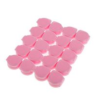 10 Pieces Mini Portable Travel Contact Lens Cases Kits fit for Protect Lenses
