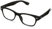 Peepers by PeeperSpecs Clark Reading Glasses Wayfarer, Black - Original Lenses, 1.75 x 1.75