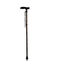 Qi Peng Crutches - Old Man Walking Stick Slippery Old Walking Stick Single Foot Turn Elderly Handcuffs Aluminum Alloy Telescopic Light Walking Stick Crutch