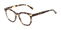 Readers.com Reading Glasses: The Decker Reader, Plastic Retro Square Style for Women - Tortoise, 1.25