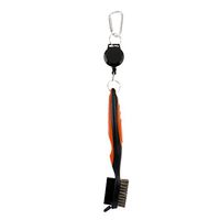 Baosity Lightweight Golf Club Cleaning Brush,Golf Club Bag Accessories - Orange