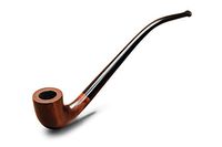 Lord of The Rings Gandalf Tobacco Smoking Pipe Wooden KAF233 with Long Ebonite stem Churchwarden Pipe Handmade from pear Wood by KAFpipeWorkshop