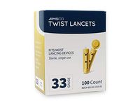 AIMSCO 33 Gauge Twist Lancet - 100 Count