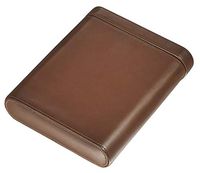Visol Larsen Brown Leather Five Cigar Travel Case