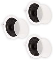 Theater Solutions TS65C in Ceiling 6.5" Speakers Surround Sound Home Theater 3 Speaker Set