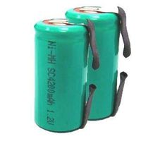 Two Sub-C Size 4200 NiMH Batteries with Tabs