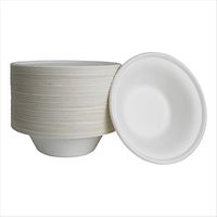 PrimeQ [50 Count] Compostable Bowls (16 oz) made from Bagasse - Sugarcane