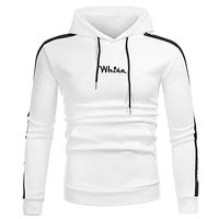 NEARTIME Men Hooded Sweatshirt, Men's Autumn/Winter Long Sleeve Patchwork Coat Casual Outwear Sports Tops