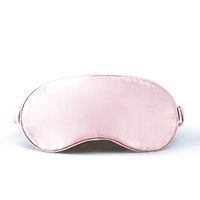 SHALALA NEW YORK 100% Silk Sleeping Mask - Both Side 22 Momme Natural Mulberry Silk with Elastic Headband - Comfortable & Super Soft for Travel (Pink)
