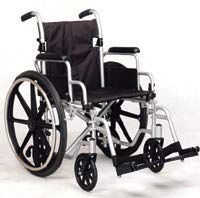 Dalton Self Propelled Wheelchair and Transport Chair All-in-One