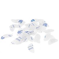 Freebily 20 Pairs of Soft Hypo-allergenic Adhesive Silicone Anti-Slip Nose Pads Grips for Eyeglass Glasses and Sunglasses Clear One Size