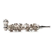 Exclusively Designed Skull Pipe Detachable Mini Tube Portable Pipe Tool Creative Gift for Friends and Family 150mm