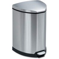 SAF9685SS - Safco Hands-Free Step-on Stainless Receptacle