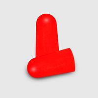 Conor Soft Foam Earplugs, Comfortable Ear Plugs for Sleeping, Snoring, Work, Travel and Loud Events (1 Pair) (Red)