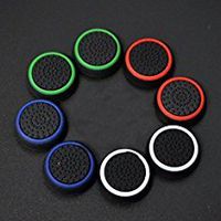 Gotor 4 Pairs Thumb Grips Thumbstick Stick Joystick Cap Cover for PS4 PS3 PS2 Xbox 360 Xbox one Controller