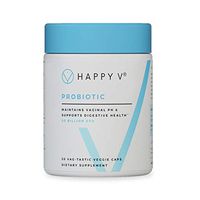 Happy V Probiotic - Womens Probiotic for Bacterial Vaginosis - 20 Billion - Patented Acidophilus Probiotic Supplement - Vaginal Probiotics for Women to Balance pH - Add Cranberry and Prebiotic Pills