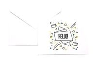 Hello Memphis Style Stationery Note Card Set