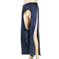 Elderly Care Pants Easy Wear Off Patients Pajamas for Disability Incontinence Cotton Breathable Paralysis Clothing,L